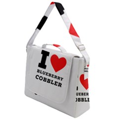 I Love Blueberry Cobbler Box Up Messenger Bag by ilovewhateva