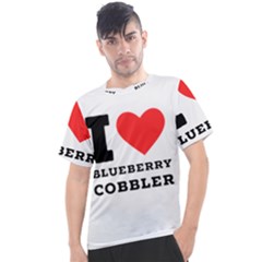 I Love Blueberry Cobbler Men s Sport Top by ilovewhateva