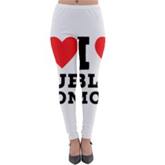 I Love Blue Moon Lightweight Velour Leggings by ilovewhateva