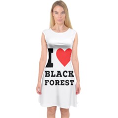 I Love Black Forest Capsleeve Midi Dress by ilovewhateva