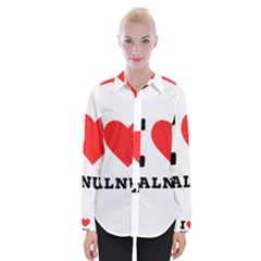 I love walnut Womens Long Sleeve Shirt