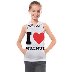 I Love Walnut Kids  Sleeveless Hoodie by ilovewhateva