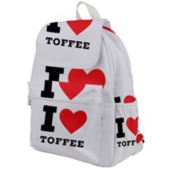 I Love Toffee Top Flap Backpack by ilovewhateva