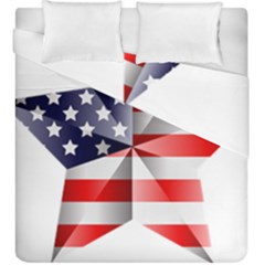 United States Of America Flag Of The United States Independence Day Duvet Cover Double Side (king Size) by danenraven