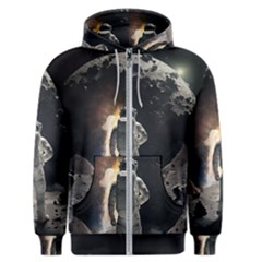 Astronaut Space Walk Men s Zipper Hoodie by danenraven