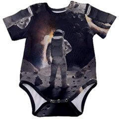 Astronaut Space Walk Baby Short Sleeve Bodysuit by danenraven