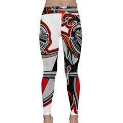 Knight Shield Sword Shield Fictional Character Classic Yoga Leggings