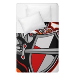 Knight Shield Sword Shield Fictional Character Duvet Cover Double Side (single Size) by danenraven