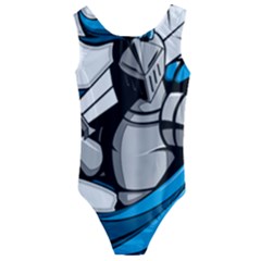 Sword Knight Fictional Character Legionary Warrior Kids  Cut-out Back One Piece Swimsuit