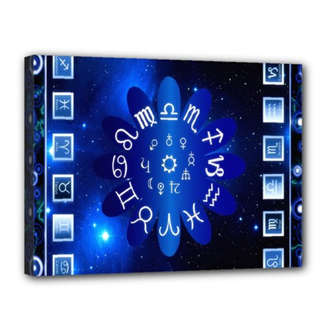 Astrology Horoscopes Constellation Canvas 16  X 12  (stretched) by danenraven