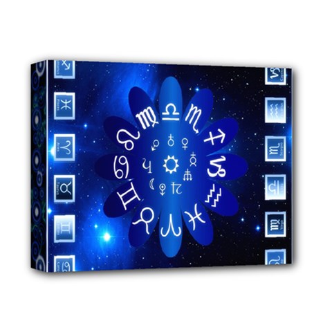 Astrology Horoscopes Constellation Deluxe Canvas 14  X 11  (stretched) by danenraven