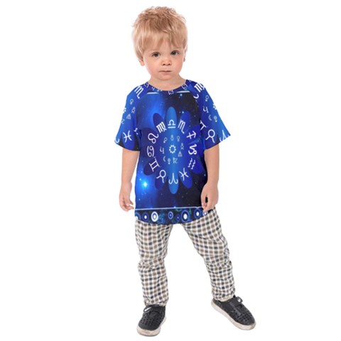 Astrology Horoscopes Constellation Kids  Raglan Tee by danenraven