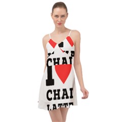I Love Chai Latte Summer Time Chiffon Dress by ilovewhateva