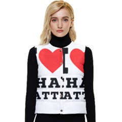 I Love Chai Latte Women s Short Button Up Puffer Vest by ilovewhateva