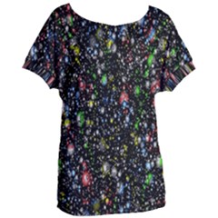 Illustration Universe Star Planet Women s Oversized Tee by danenraven