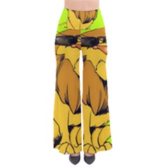 Lion Cartoon Parody So Vintage Palazzo Pants by danenraven