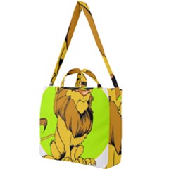 Lion Cartoon Parody Square Shoulder Tote Bag by danenraven