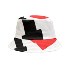 I Love Tangerine Inside Out Bucket Hat by ilovewhateva