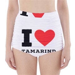 I Love Tamarind High-waisted Bikini Bottoms by ilovewhateva