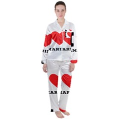 I Love Tamarind Women s Long Sleeve Satin Pajamas Set	 by ilovewhateva