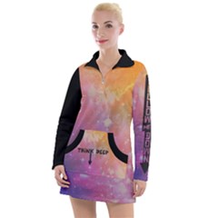 Dink Theeper Psychonaut Women s Long Sleeve Casual Dress by DinkTheeper