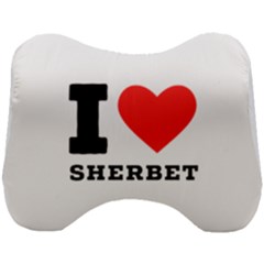 I Love Sherbet Head Support Cushion by ilovewhateva