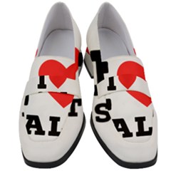 I Love Salt Women s Chunky Heel Loafers by ilovewhateva