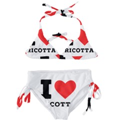 I Love Ricotta Kids  Classic Bikini Set by ilovewhateva