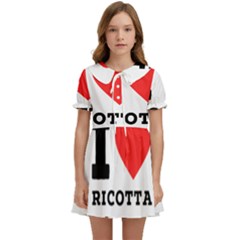 I Love Ricotta Kids  Sweet Collar Dress by ilovewhateva