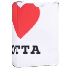 I Love Ricotta Playing Cards Single Design (rectangle) With Custom Box by ilovewhateva