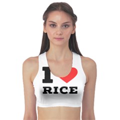 I love rice Sports Bra