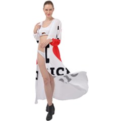 I love rice Maxi Chiffon Beach Wrap