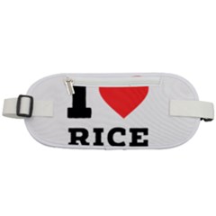 I love rice Rounded Waist Pouch