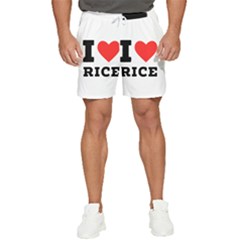 I Love Rice Men s Runner Shorts by ilovewhateva