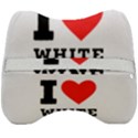 I love white wine Velour Head Support Cushion View2