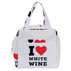 I Love White Wine Boxy Hand Bag by ilovewhateva