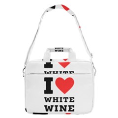 I Love White Wine Macbook Pro 13  Shoulder Laptop Bag  by ilovewhateva