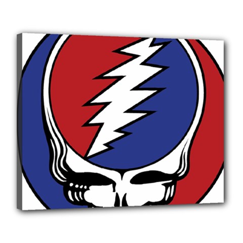 Grateful Dead Canvas 20  X 16  (stretched) by Mog4mog4