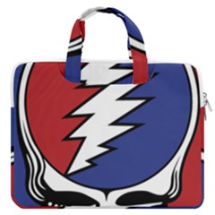 Grateful Dead Macbook Pro 13  Double Pocket Laptop Bag by Mog4mog4