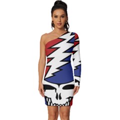 Grateful Dead Long Sleeve One Shoulder Mini Dress by Mog4mog4