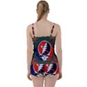 Grateful Dead Pattern Tie Front Two Piece Tankini View2