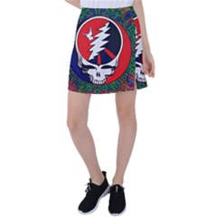 Grateful Dead Pattern Tennis Skirt