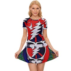 Grateful Dead Pattern Women s Sports Wear Set