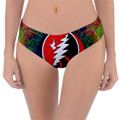 Grateful Dead Pattern Reversible Classic Bikini Bottoms by Mog4mog4