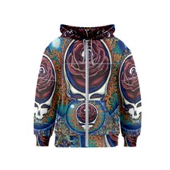 Grateful Dead Ahead Of Their Time Kids  Zipper Hoodie by Mog4mog4