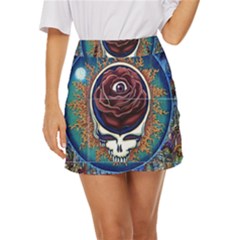 Grateful Dead Ahead Of Their Time Mini Front Wrap Skirt by Mog4mog4