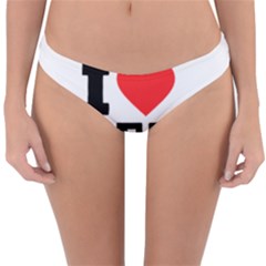 I Love Red Wine Reversible Hipster Bikini Bottoms by ilovewhateva