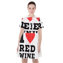 I Love Red Wine Sailor Dress by ilovewhateva