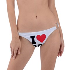 I Love Red Wine Ring Detail Bikini Bottoms by ilovewhateva