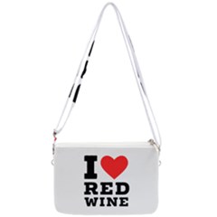 I Love Red Wine Double Gusset Crossbody Bag by ilovewhateva